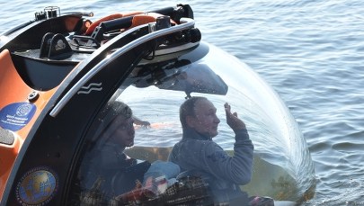 Putin w batyskafie oglądał wrak z czasów II wojny światowej