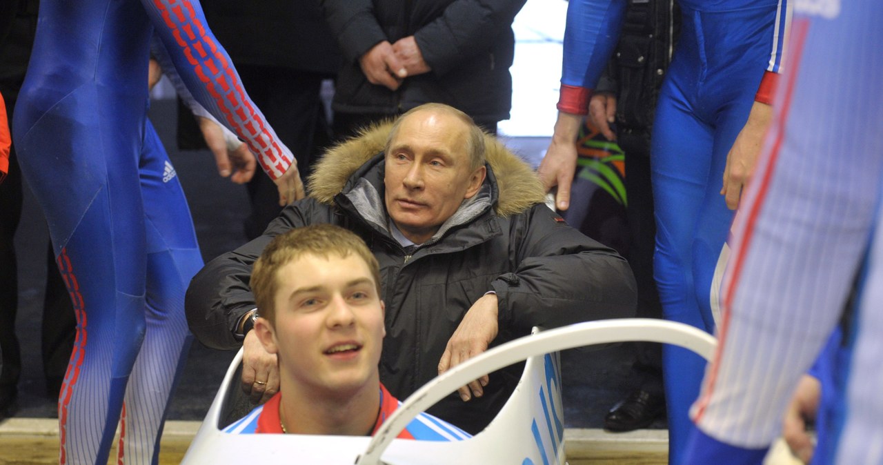 Putin w bobsleju