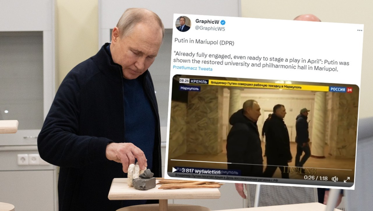 Putin w Mariupolu? Niezależne rosyjskie media: Mieszkańcy wściekli 