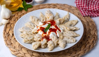 Pyszne pierogi jak z gruzińskiej restauracji. Delikatne ciasto i wyrazisty farsz 