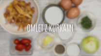 Pyszny i tani omlet z kurkami