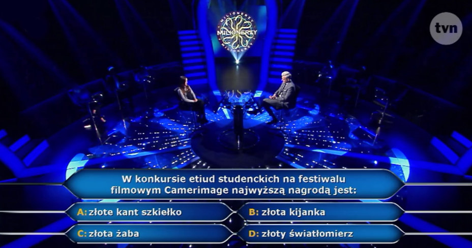 Pytanie o Camerimage - znalibyście odpowiedź? /TVN