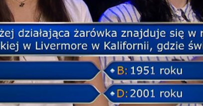 Pytanie z "Milionerów" /Polsat /materiały prasowe