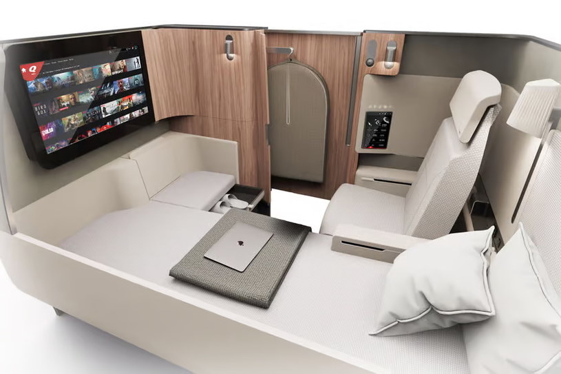 Qantas proponuje pasażerom pierwszej klasy luksusowe kabiny /zdjęcie: Safran /domena publiczna