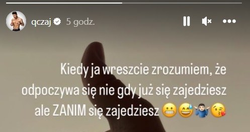 Qczaj wylądował w szpitalu! /Instagram @qczaj /Instagram