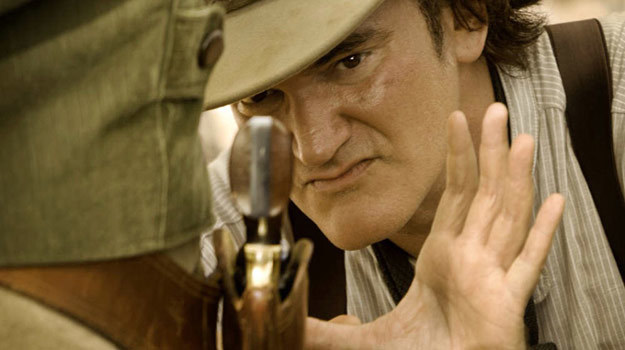Quentin Tarantino na planie "Django Unchained" /materiały prasowe