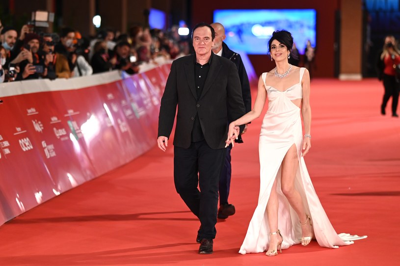 Quentin Tarantino z żoną Daniellą Pick /Daniele Venturelli/WireImage /Getty Images