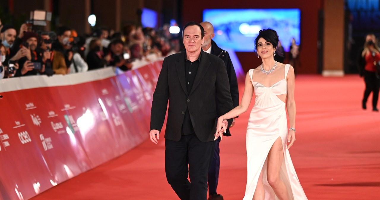 Quentin Tarantino z żoną Daniellą Pick /Daniele Venturelli/WireImage /Getty Images