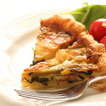 Quiche z dynią, ricottą i szpinakiem