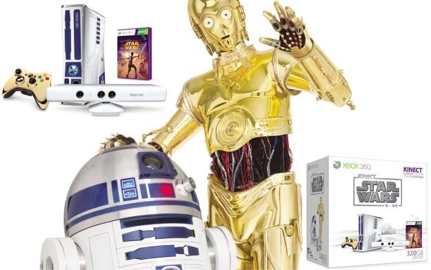 R2D2 i C3PO polecają konsolę Microsoftu i technologię Kinect /Informacja prasowa