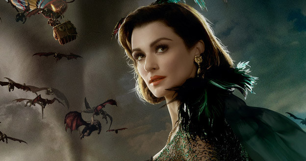 Rachel Weisz na plakacie filmu "Oz Wielki i Potężny" /materiały prasowe