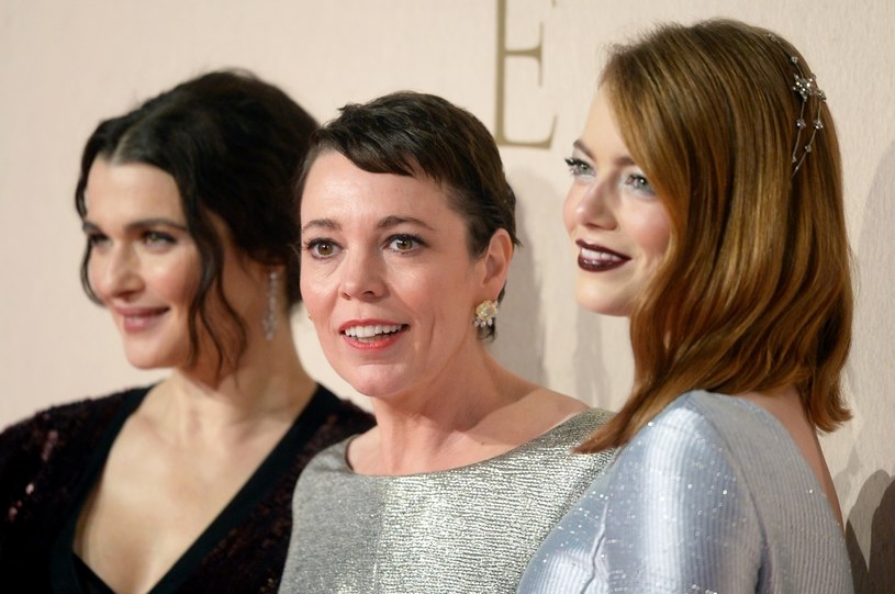 Rachel Weisz, Olivia Colman, Emma Stone - wszystkie trzy gwiazdy "Faworyty" mają szansę na Oscara /Dave J Hogan /Getty Images