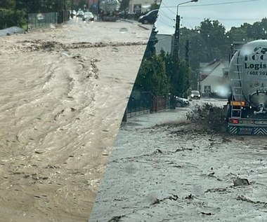 Racibórz znowu pod wodą. Zalane ulice i parkingi. NAGRANIA