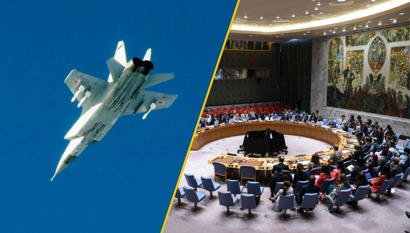 Rada Bezpieczeństwa ONZ zbierze się na prośbę Estonii. To efekt naruszenia jej przestrzeni powietrznej przez Rosjan /AFP/FORSVARSMAKTEN/ANGELA WEISS /East News