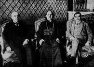 Rada Regencyjna Królestwa Polskiego, od lewej: Józef Ostrowski, Aleksander Kakowski, książę Zdz /Encyklopedia Internautica