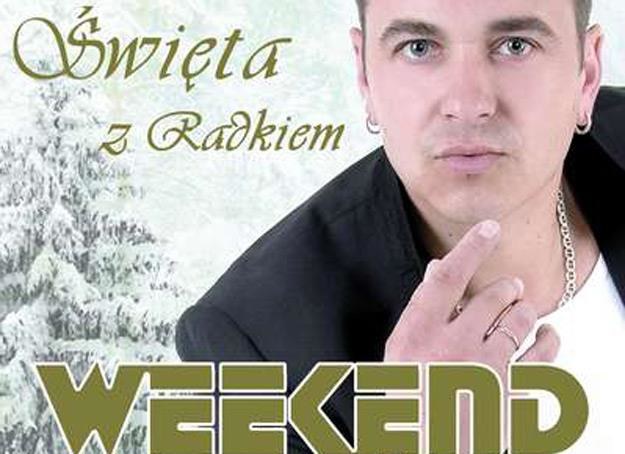 Radek Liszewski na okładce świątecznej płyty grupy Weekend /