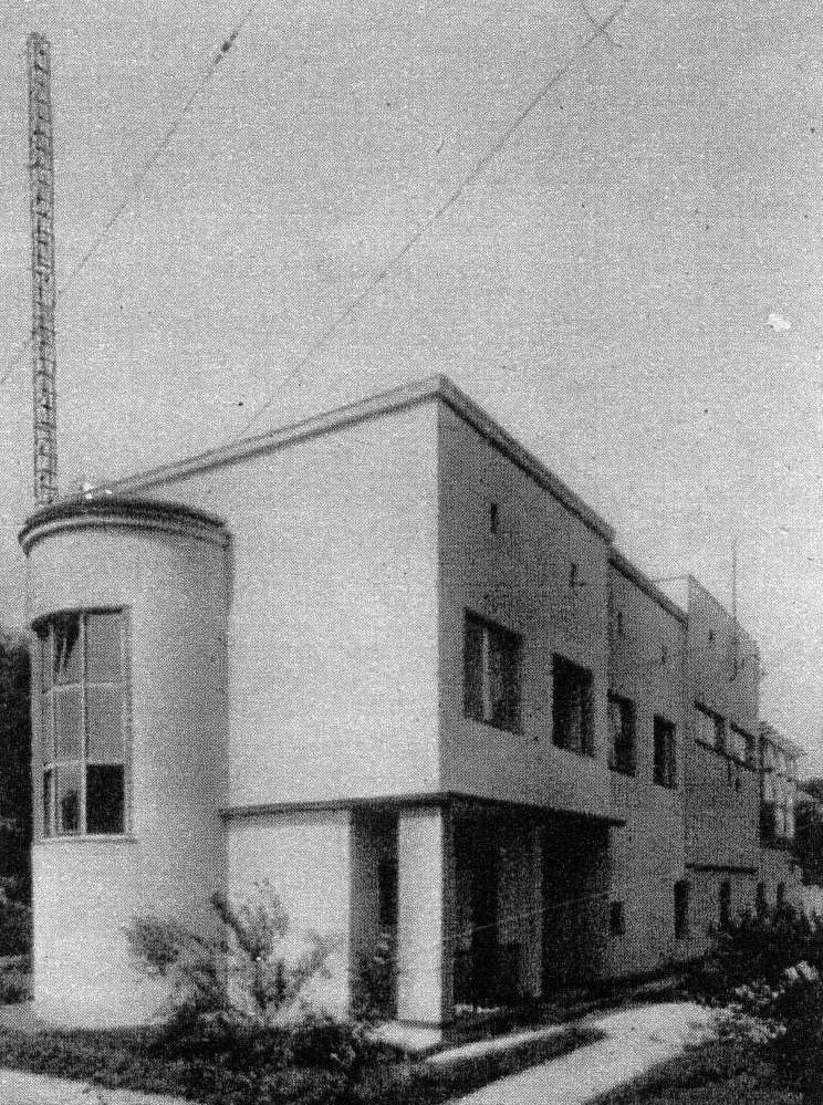 Radiostacja Polskiego Radia w Krakowie - rok 1937 /Archiwum Tomasza Basarabowicza