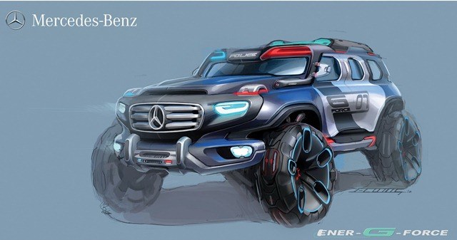 Radiowóz Ener-G-Force /Mercedes