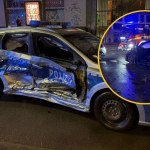 Radiowóz zderzył się z osobówkami w Warszawie. Trzy osoby trafiły do szpitala