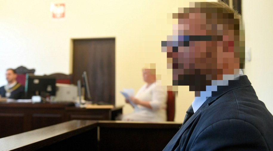Radny Rafał P. w sądzie (zdj. arch.) /\Tytus Żmijewski /PAP