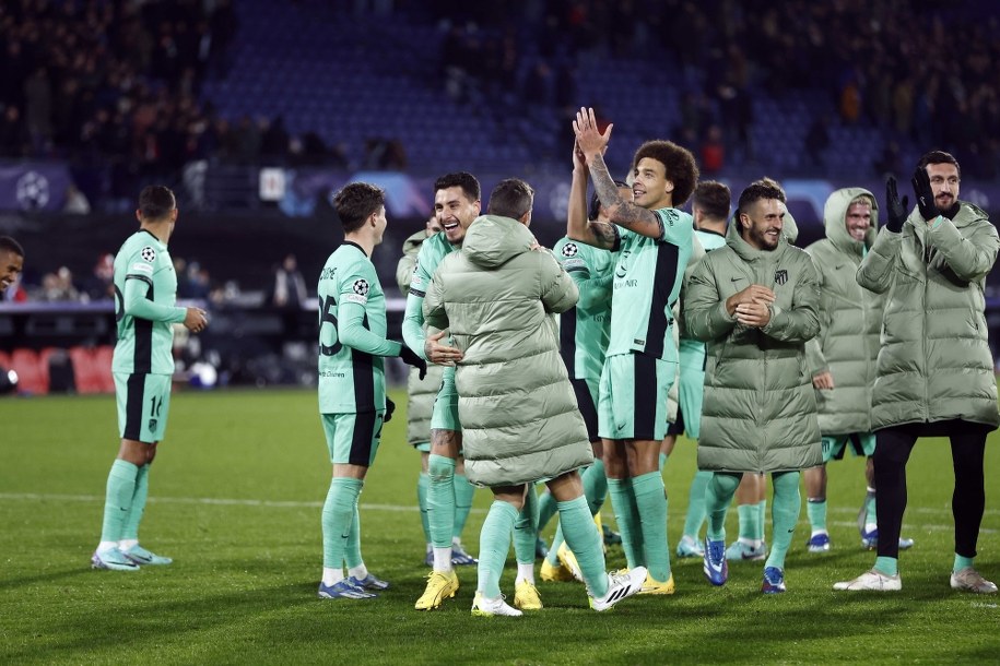 Radość piłkarzy Atletico Madryt /Sem van der Wal /PAP/EPA