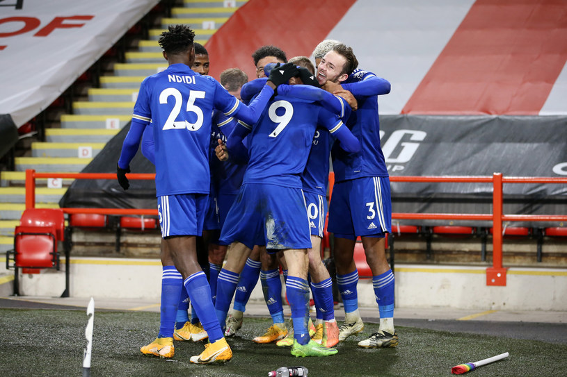 Radość piłkarzy Leicester City /Plumb Images /Getty Images
