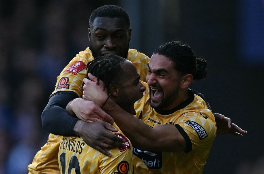 Radość piłkarzy Maidstone United /BEN STANSALL/AFP /East News