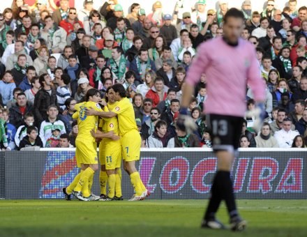 Radość piłkarzy Villarrealu /AFP