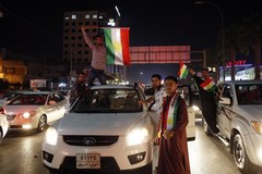Radość w Kurdystanie po zakończeniu referendum