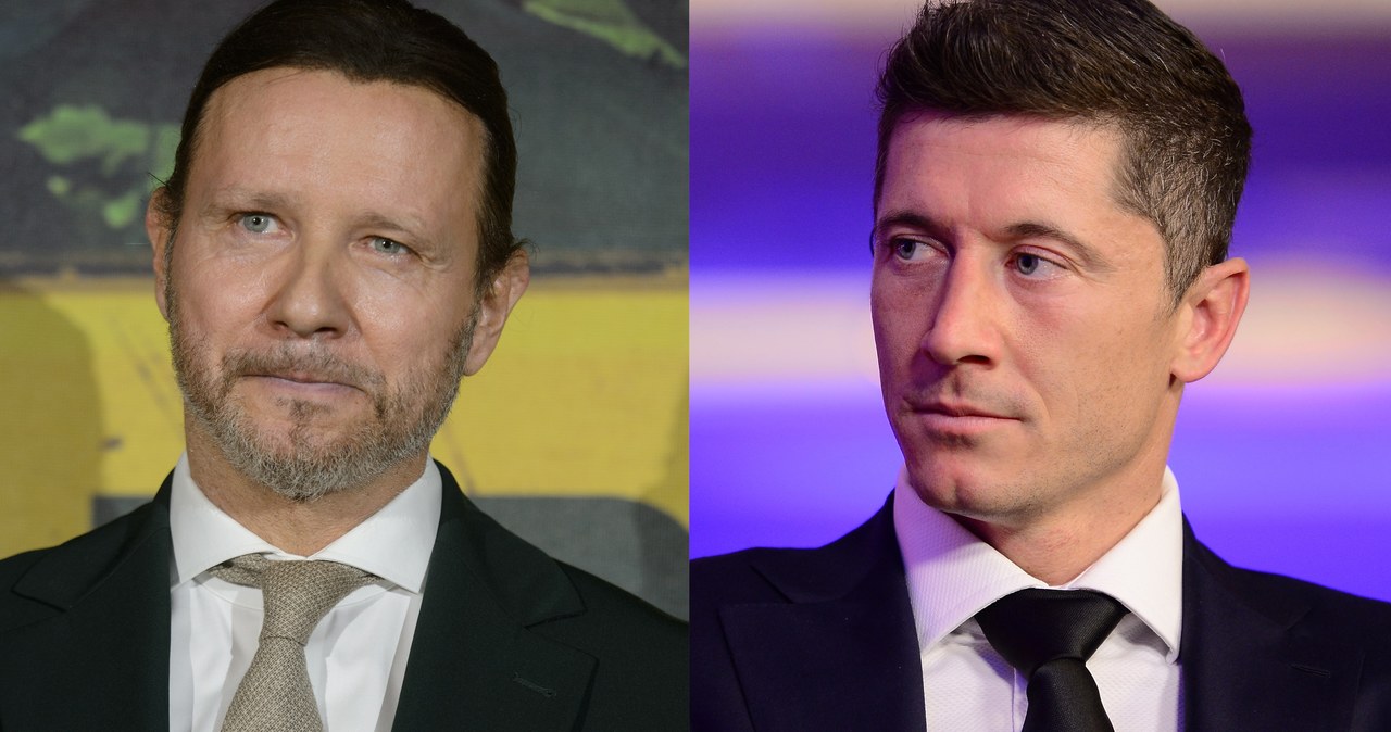 Radosław Majdan, Robert Lewandowski /Radosław Nawrocki /Agencja FORUM