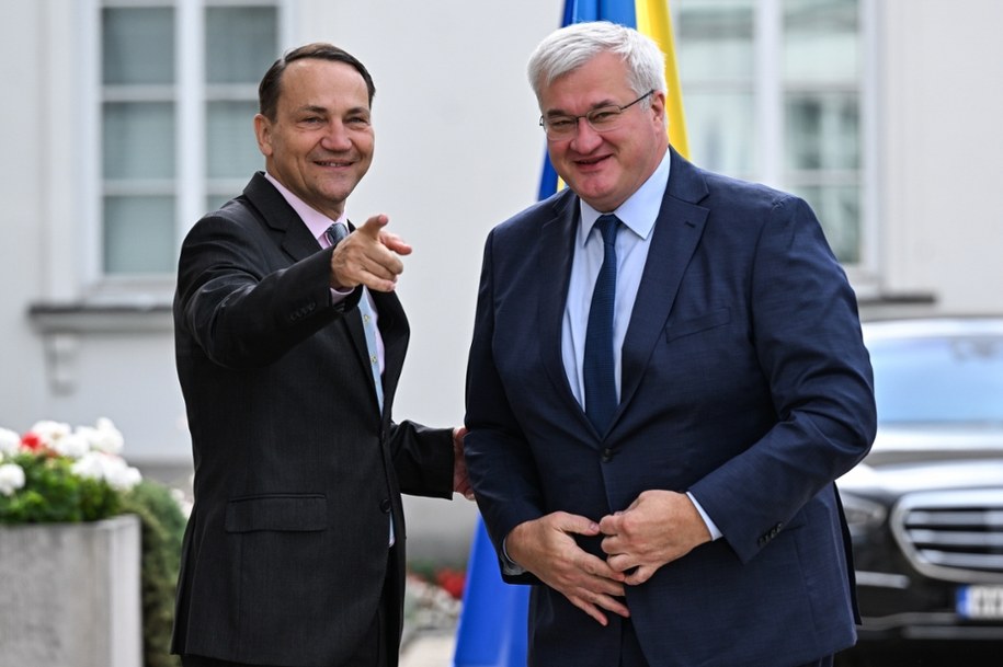 Radosław Sikorski i Andrij Sybiha /Radek Pietruszka /PAP