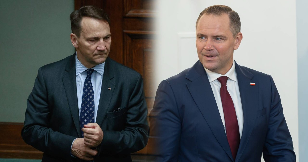 Radosław Sikorski odpowiada Karolowi Nawrockiemu /Antoni Byszewski / Jacek Szydłowski /Agencja FORUM