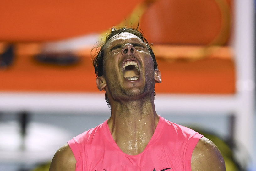 Rafael Nadal po pokonaniu Grigora Dimitrowa /AFP