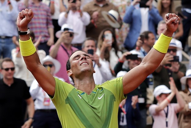 Rafael Nadal w Paryżu //CHRISTOPHE PETIT TESSON /PAP