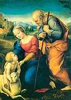 Rafael, Święta Rodzina z barankiem, 1507 /Encyklopedia Internautica