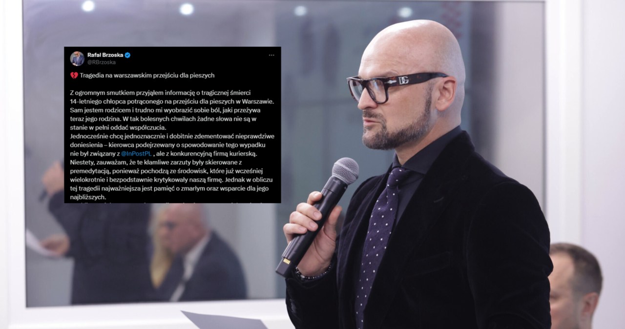 Rafał Brzoska reaguje na śmiertelny wypadek na warszawskiej Woli. Ma ważny apel /Tomasz Jastrzebowski/REPORTER, Canva.com, x.com/RBrzoska /