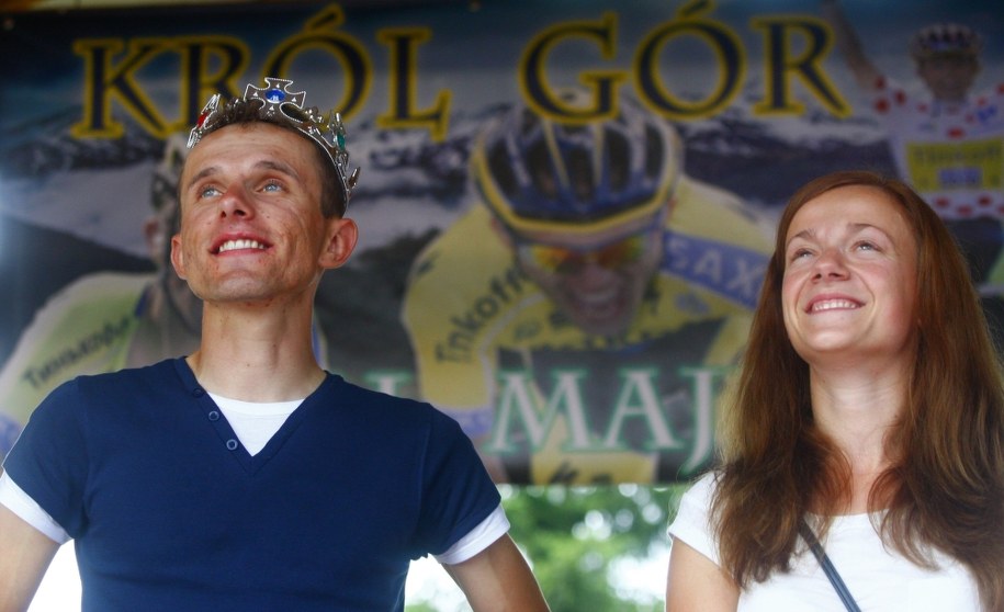 Rafał Majka z Magdą Kowal / 	Grzegorz Momot   (PAP) /PAP