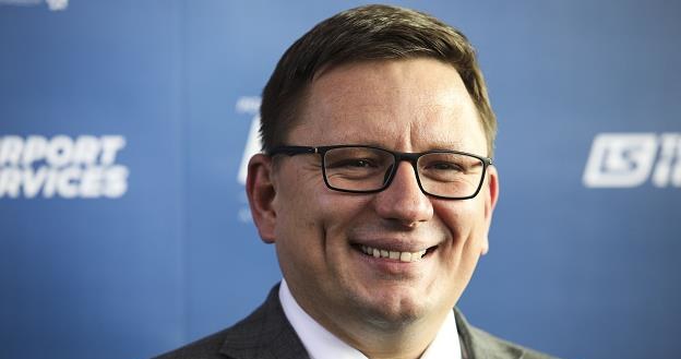 Rafał Milczarski, prezes LOT. Fot. Andrzej Hulimka /FORUM