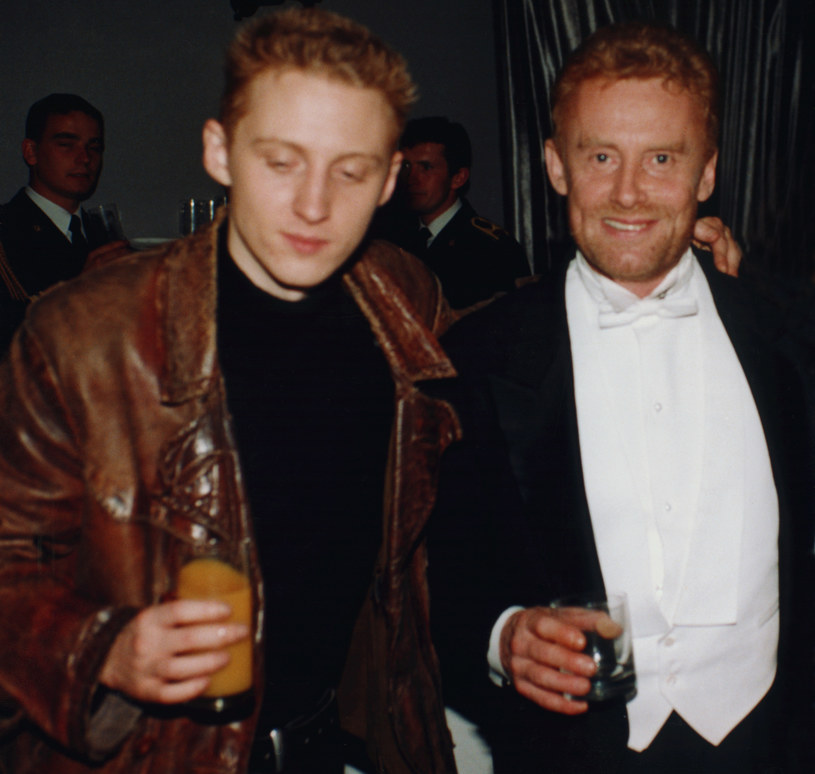 Rafał Olbrychski i Daniel Olbrychski, 1995 r. /AKPA