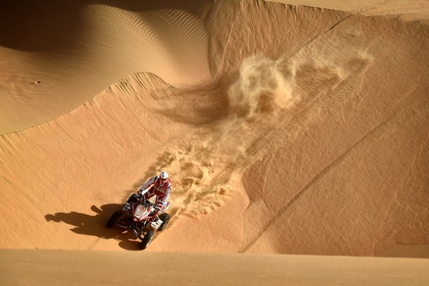 Rafał Sonik na trasie Abu Dhabi Desert Challenge /Team Rafała Sonika /materiały prasowe