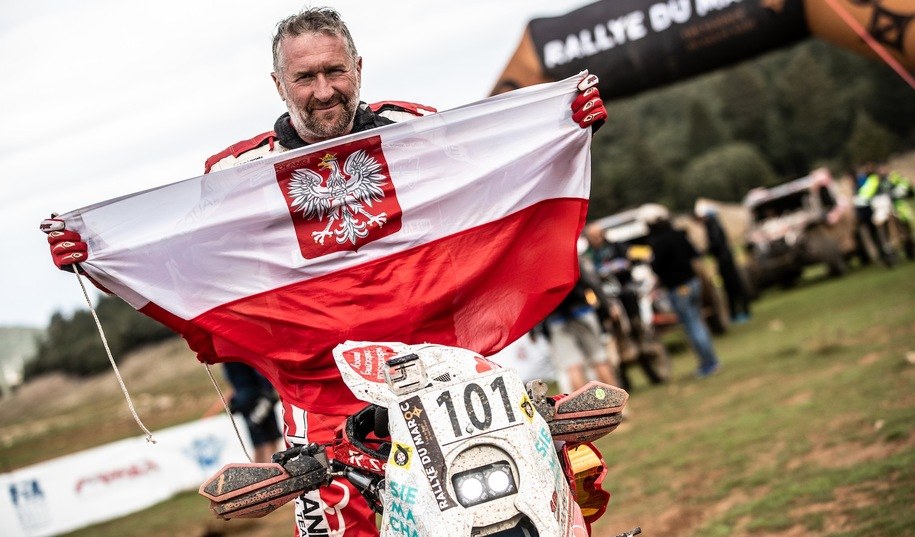 Rafał Sonik na trasie Rajdu Maroka, październik 2018 /Materiały prasowe