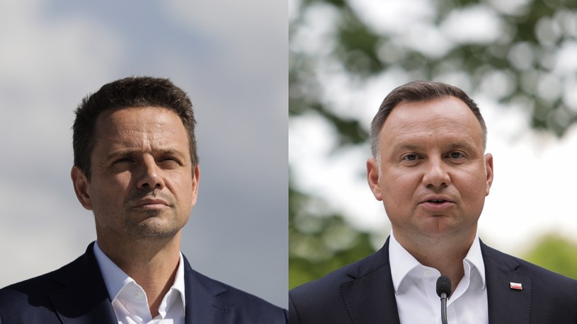 Rafał Trzaskowski i  Andrzej Duda /Andrzej Hulimka/Forum /Agencja FORUM