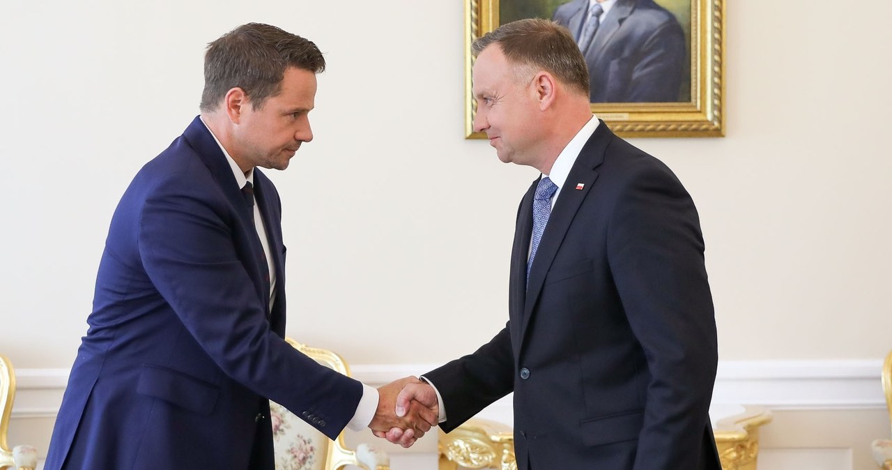 Rafał Trzaskowski i Andrzej Duda /Jakub Szymczuk /East News