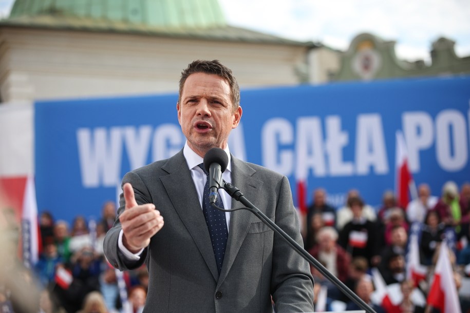 Rafał Trzaskowski - kandydat Koalicji Obywatelskiej na prezydenta //Łukasz Gągulski /PAP