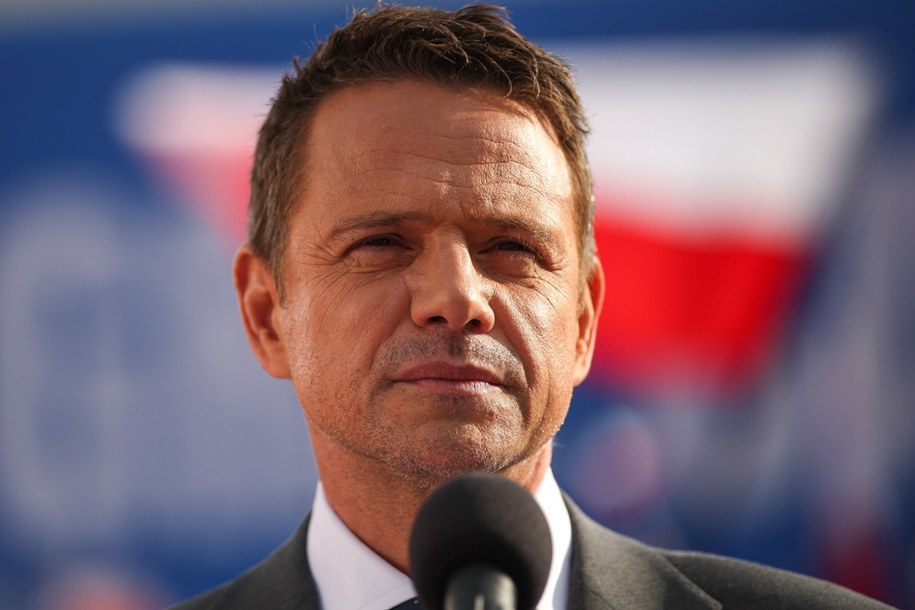 Rafał Trzaskowski na wiecu w Krakowie /	Łukasz Gągulski /PAP