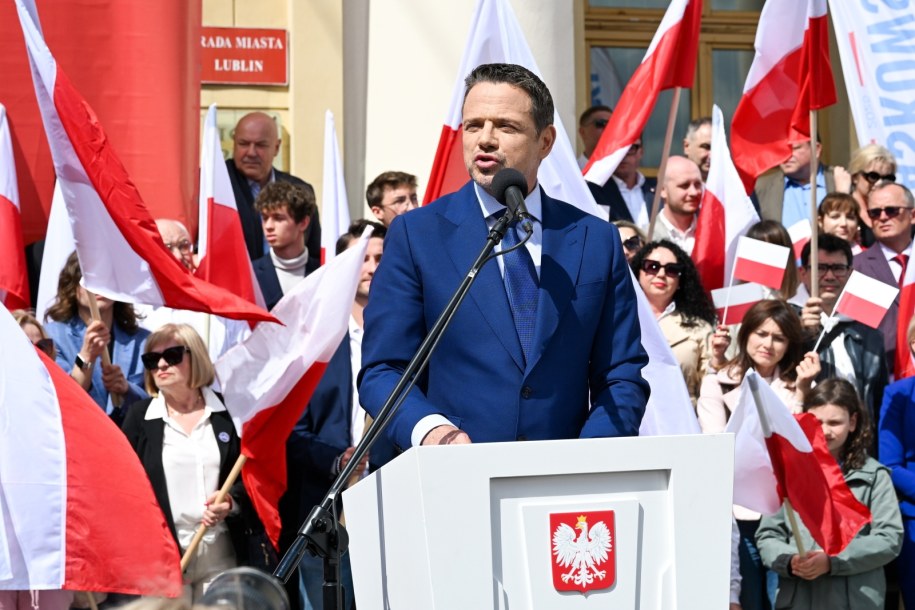Rafał Trzaskowski w Lublinie /Wojtek Jargiło /PAP