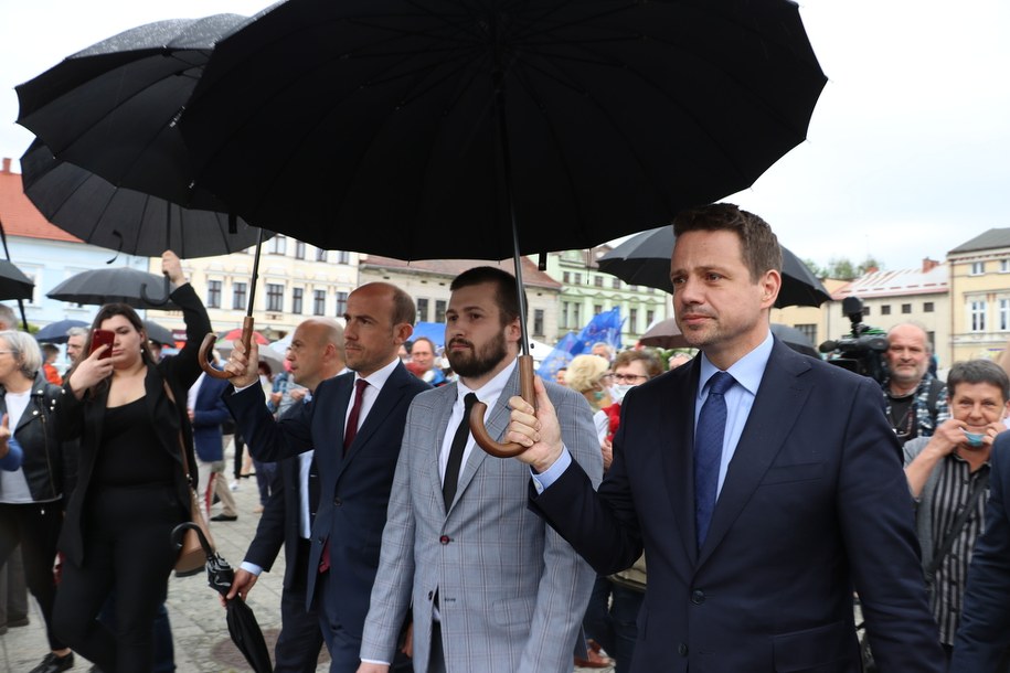 Rafał Trzaskowski w Oświęcimiu /Józef Polewka /RMF FM