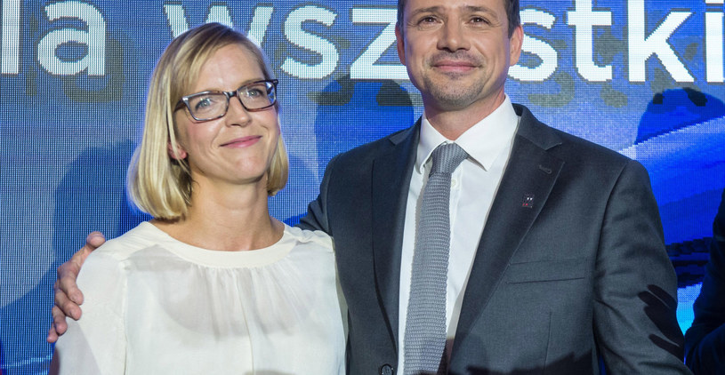 Rafał Trzaskowski z żoną /Jacek Dominski/REPORTER /Reporter