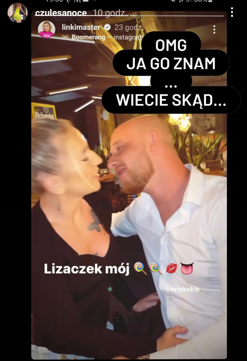 Rafalala komentuje znajomość Linkiewicz /Instagram