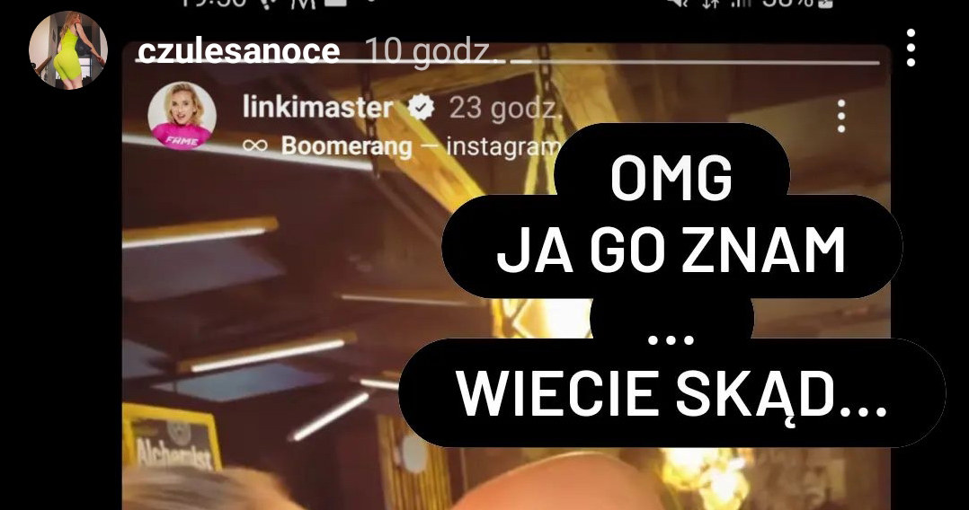 Rafalala komentuje znajomość Linkiewicz /Instagram